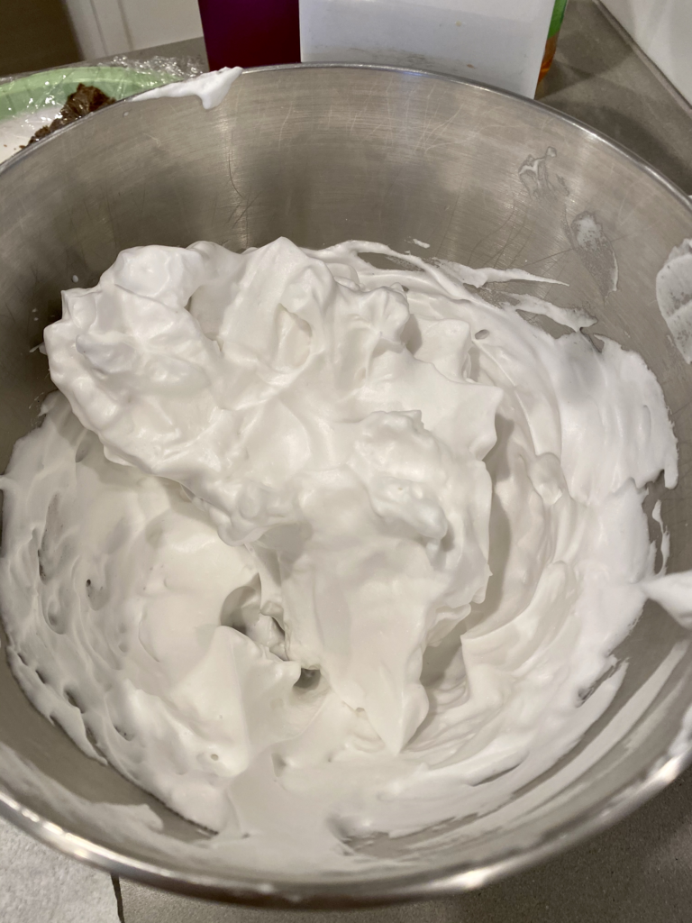 Aquafaba whipped