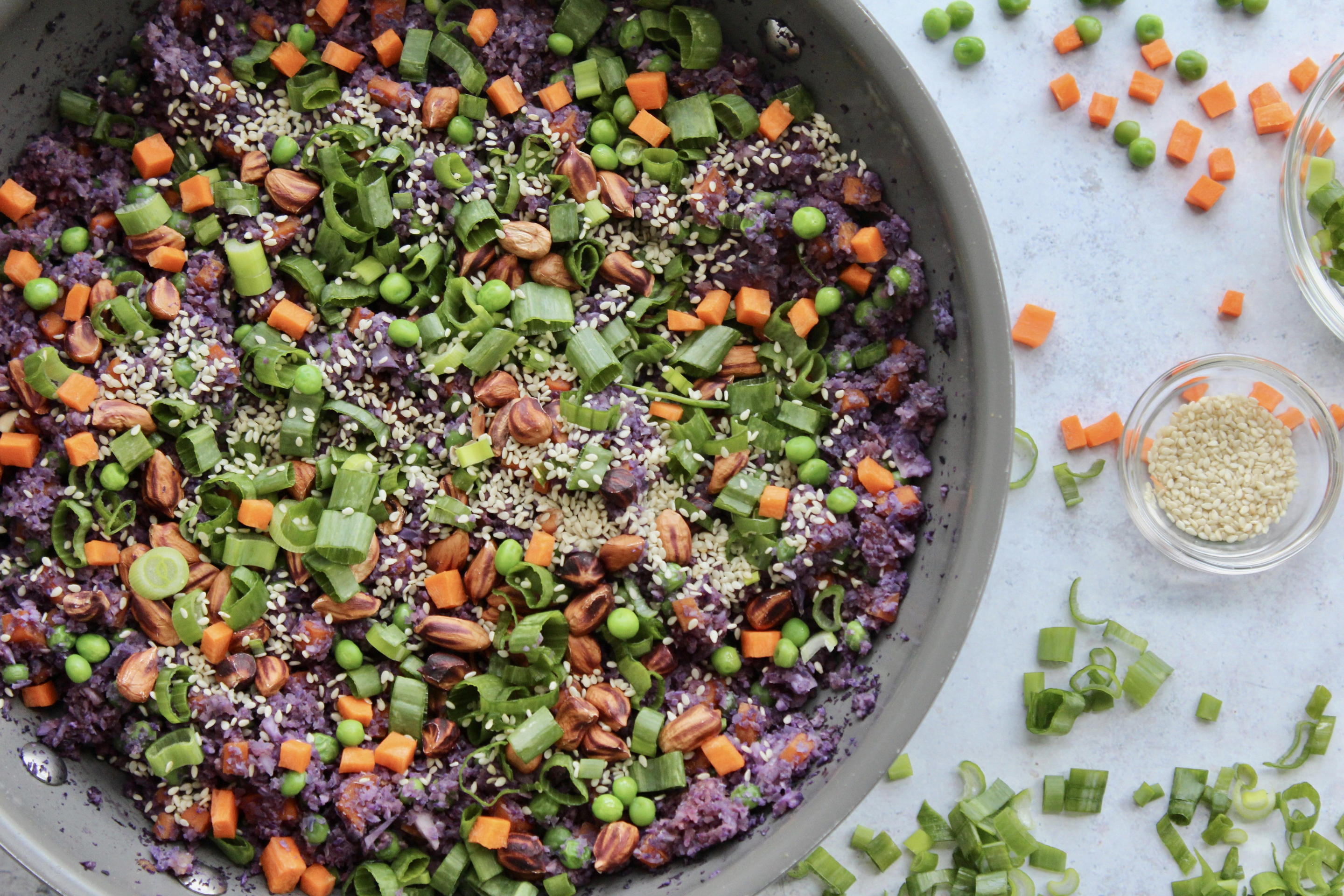 Purple Cauliflower Fried Rice True Forage