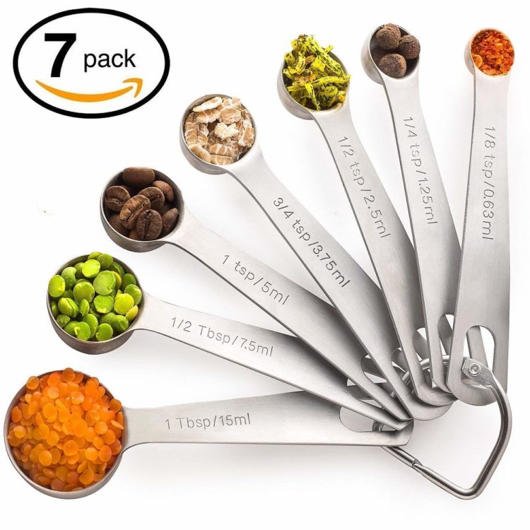 Palada Set of 7 Stainless Steel Measuring Spoons - True Forage