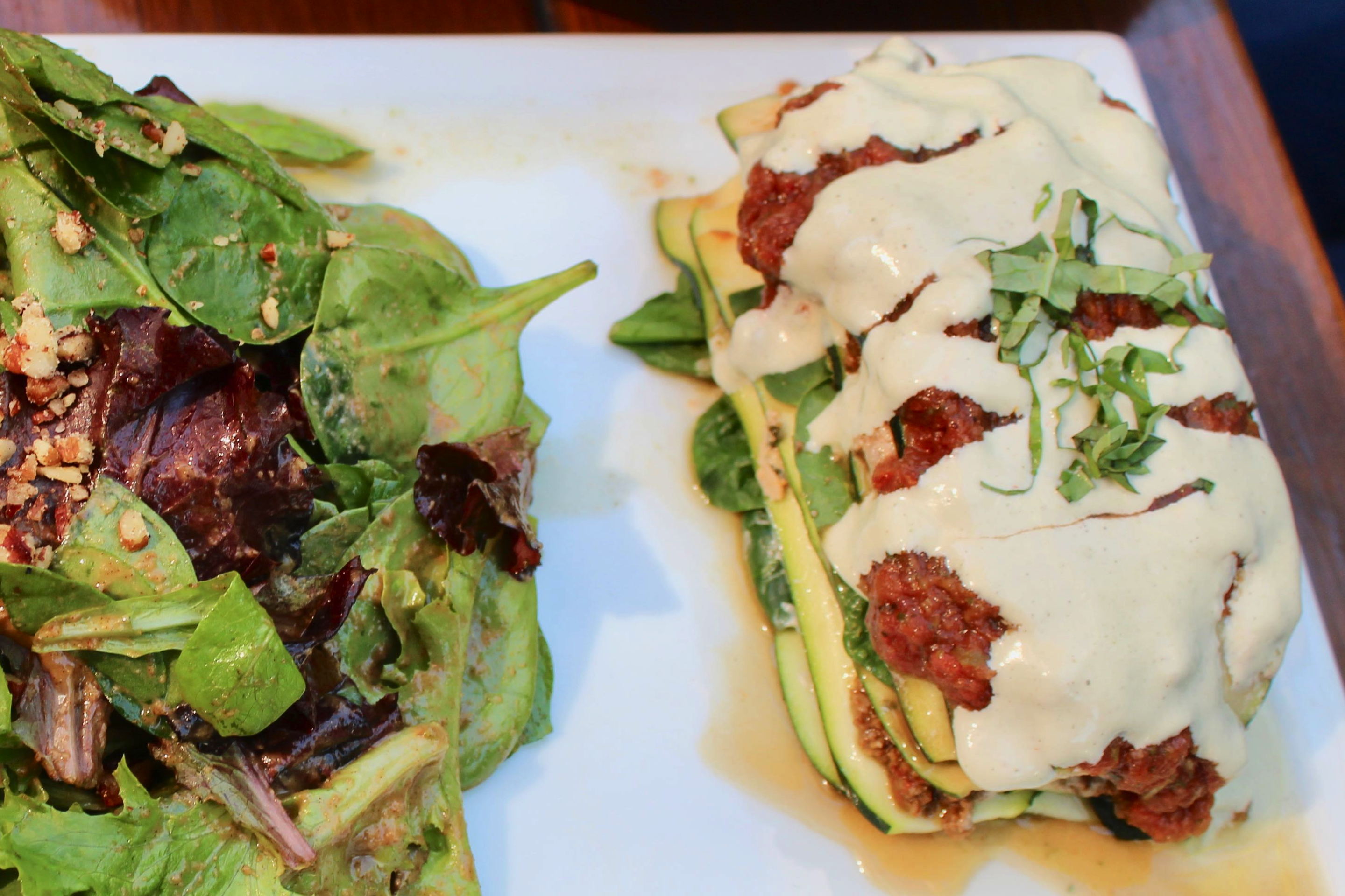 SunCafe Raw Rich Zucchini Vegan Lasagna