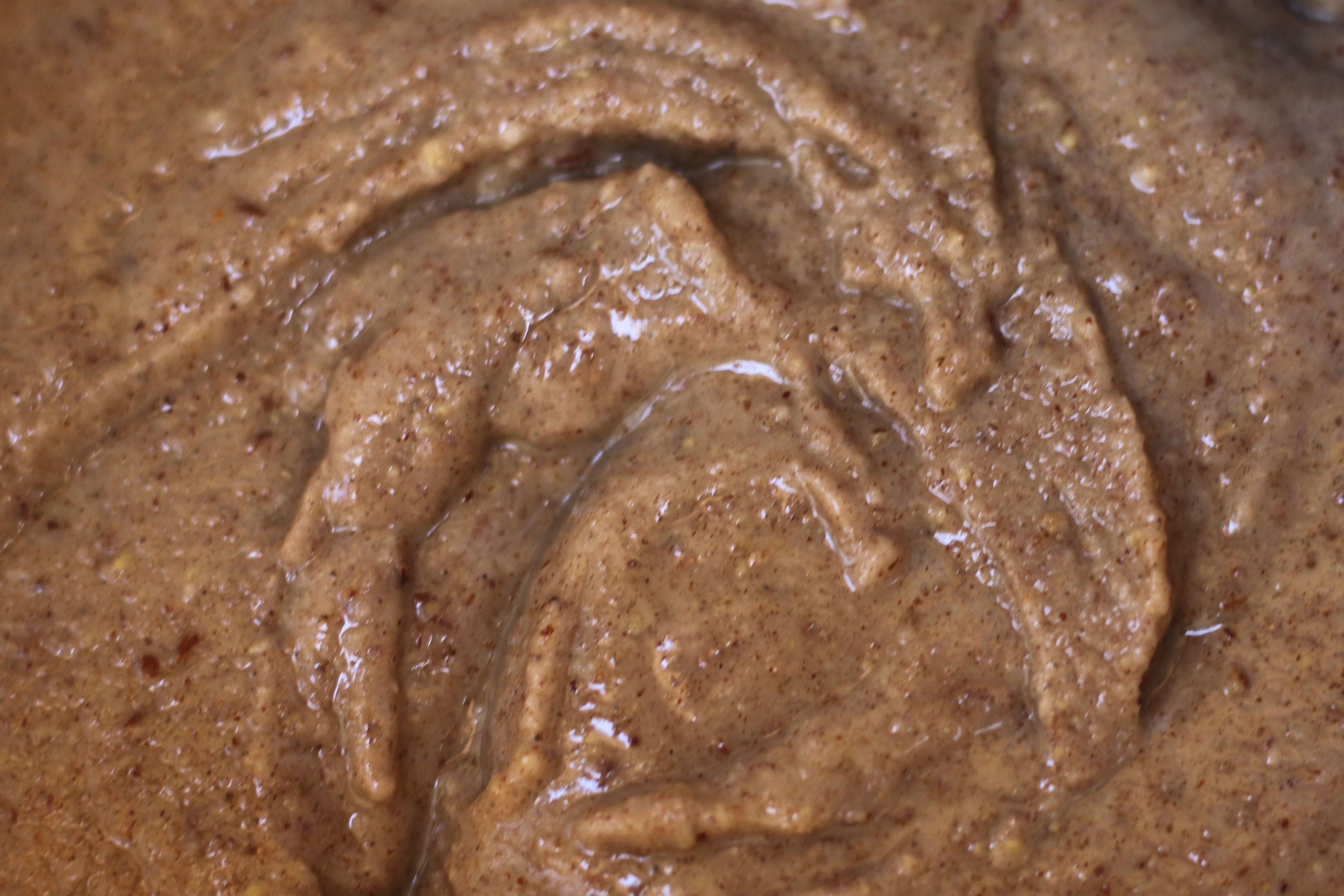 Close-up for brazil nut butter