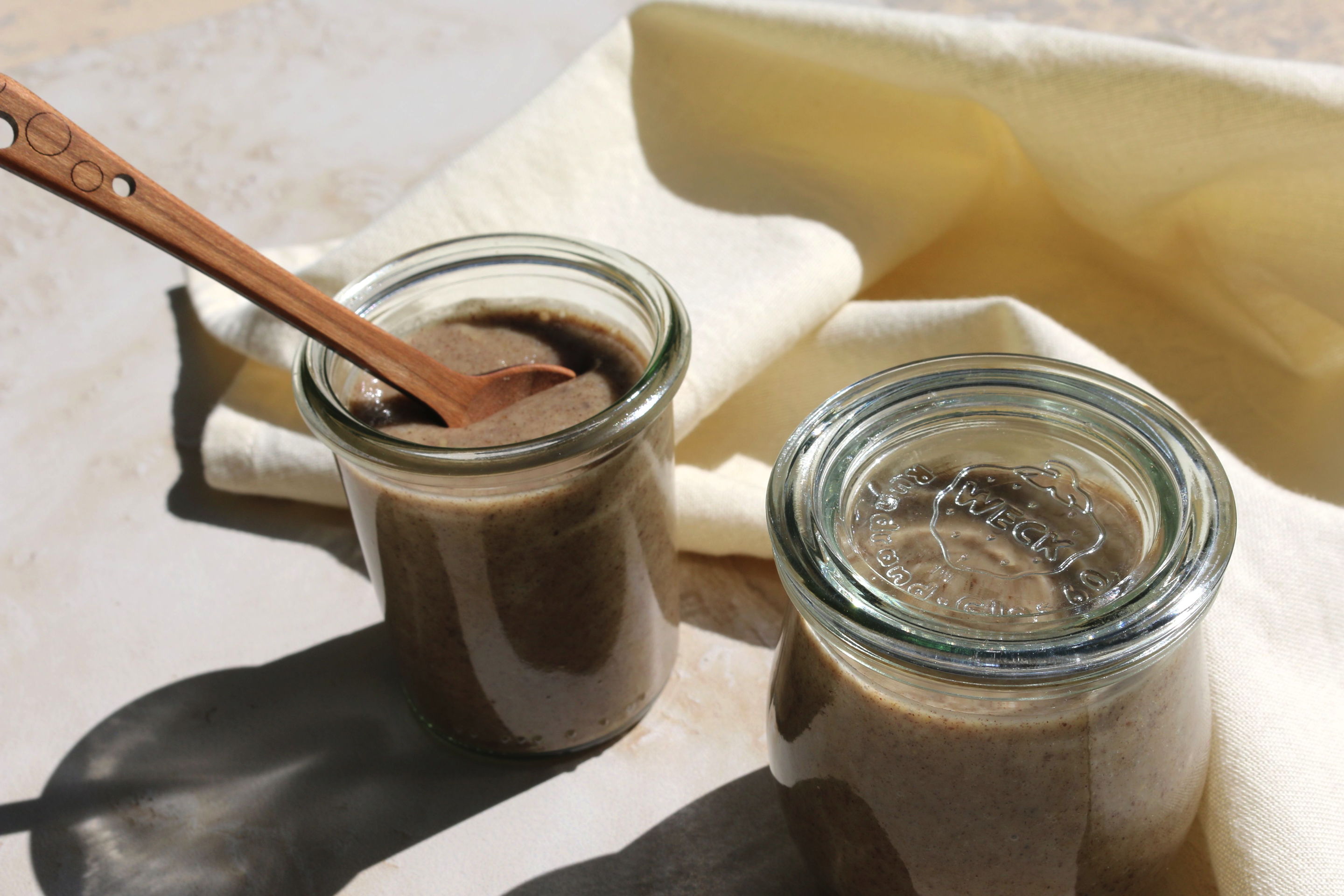 Brazil nut butter Weck jar