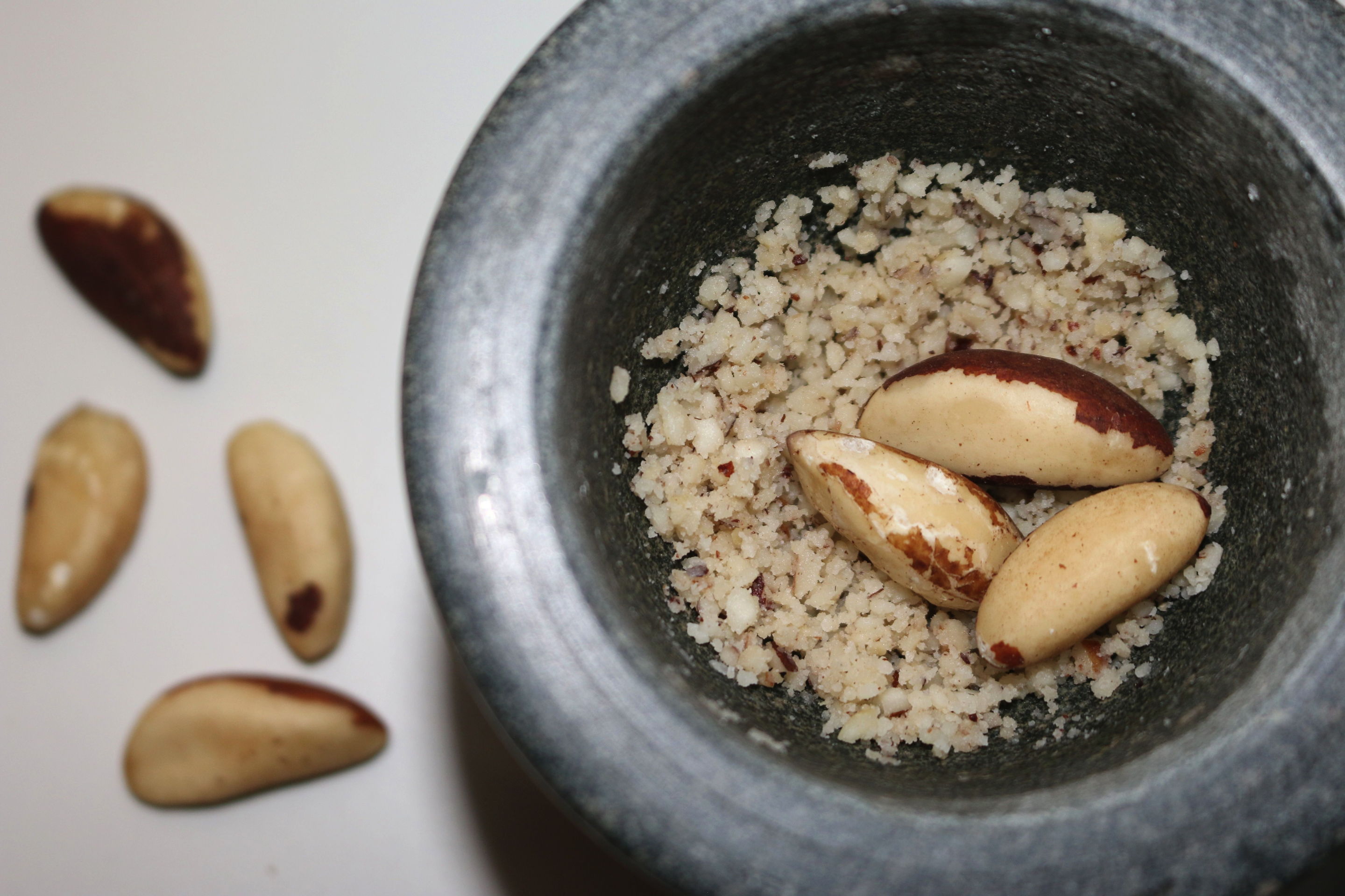 Ground brazil nuts for steel cut oatmeal