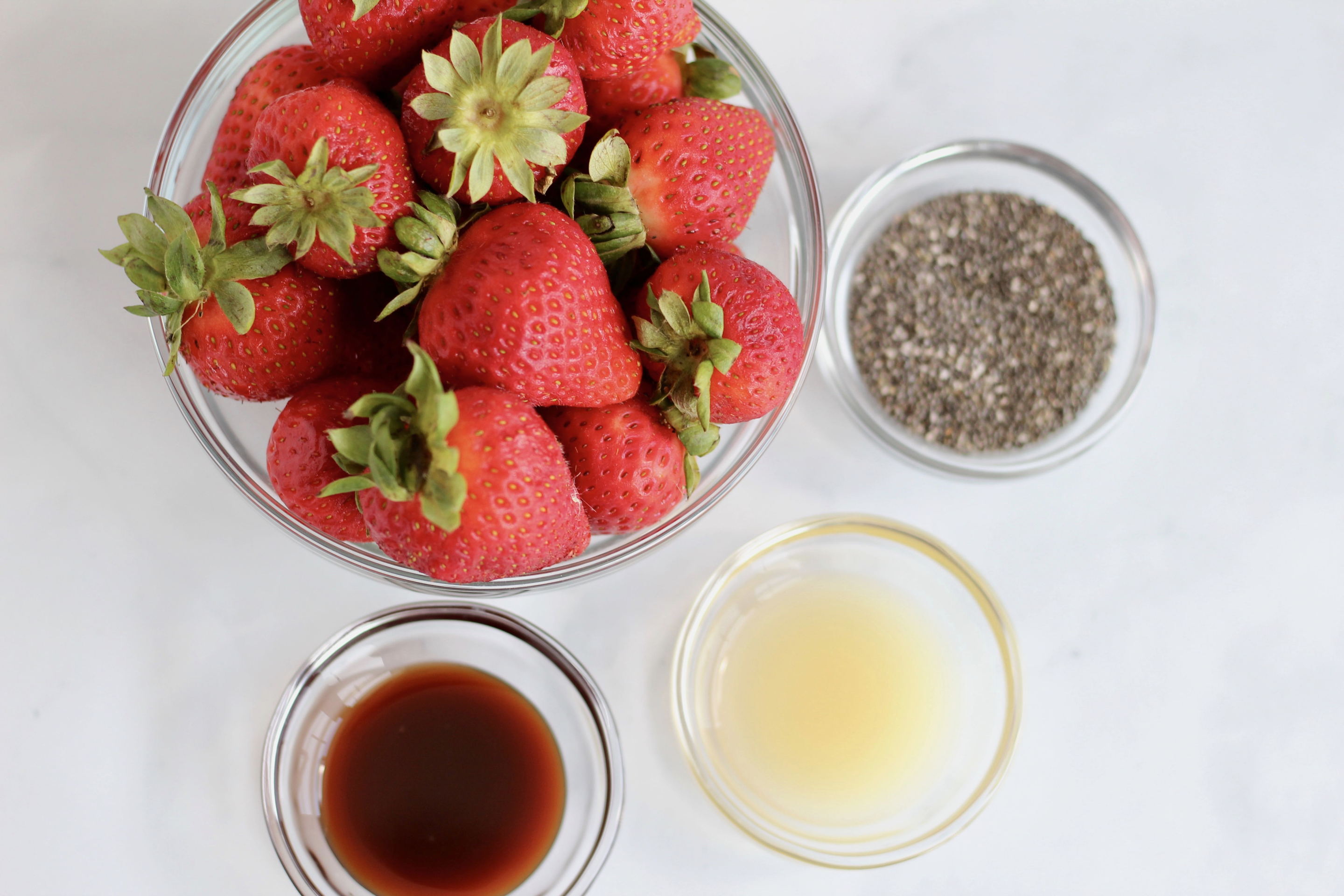 Chia Jam ingredients