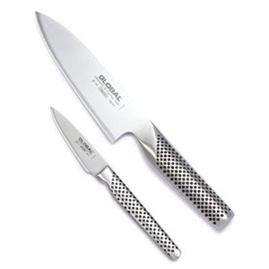 Global 2-Piece Chef's and Paring Knife Set