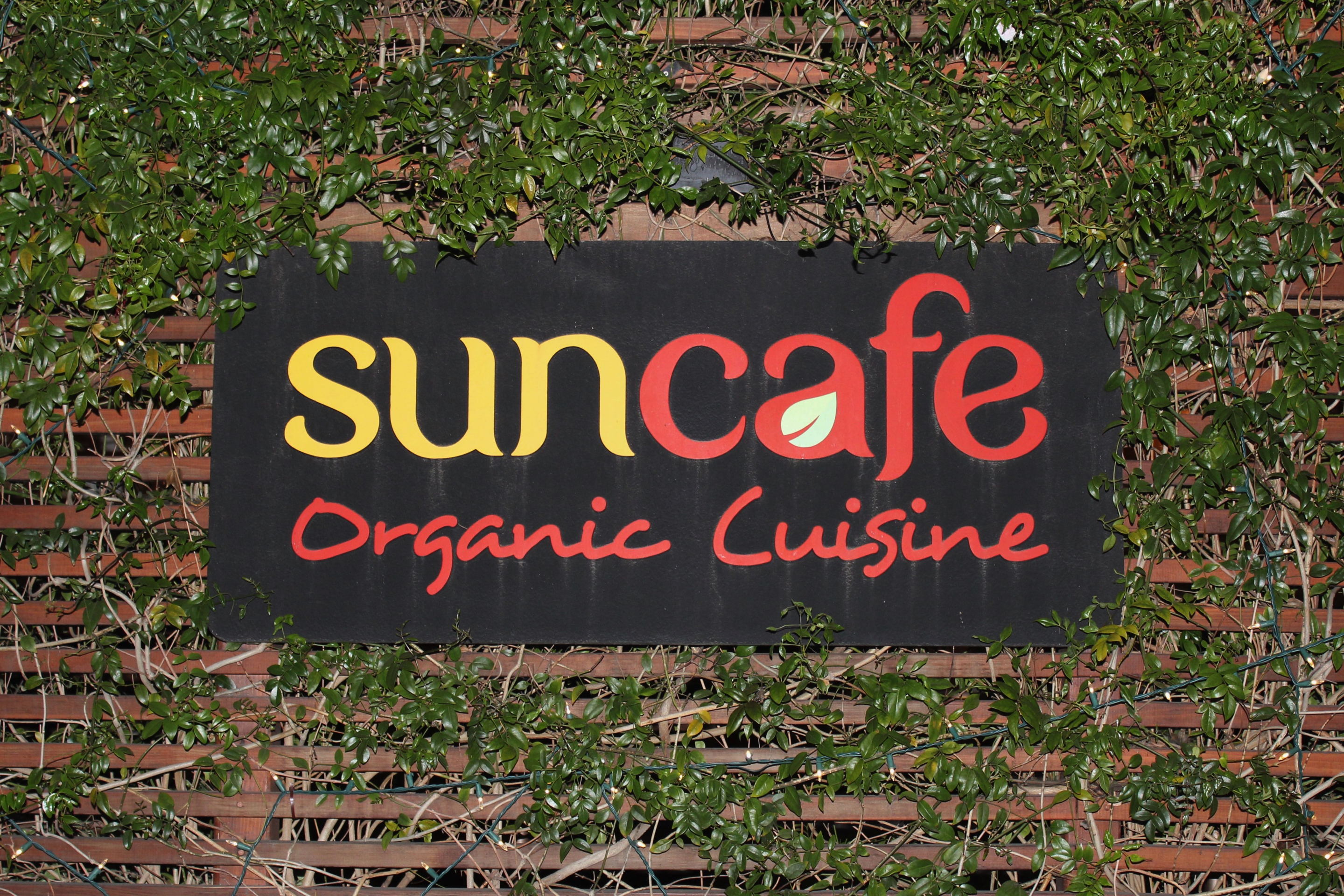 SunCafe organic cuisine vegan restaurant