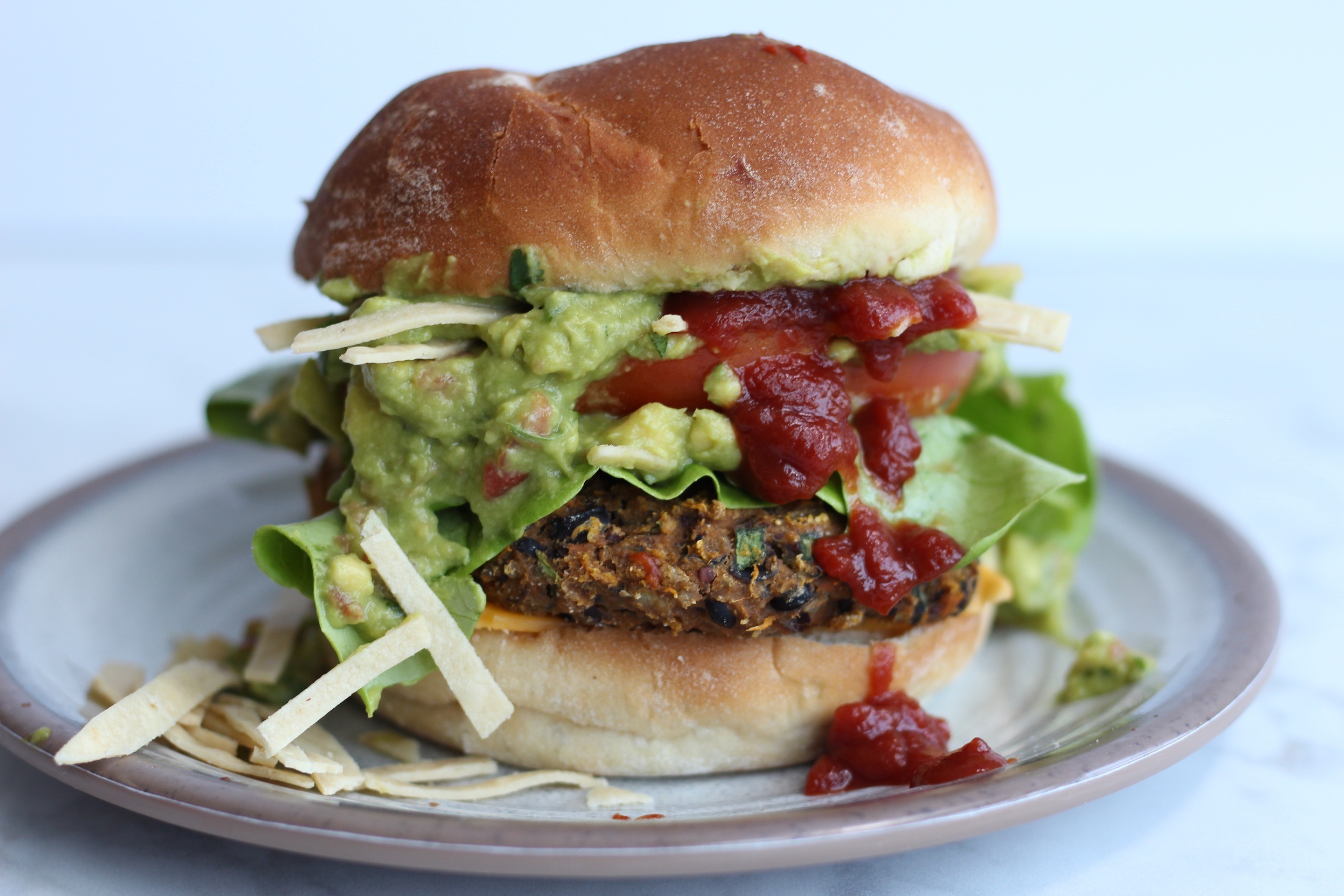Guac Burger with Sweet Potato and Black Beans True Forage
